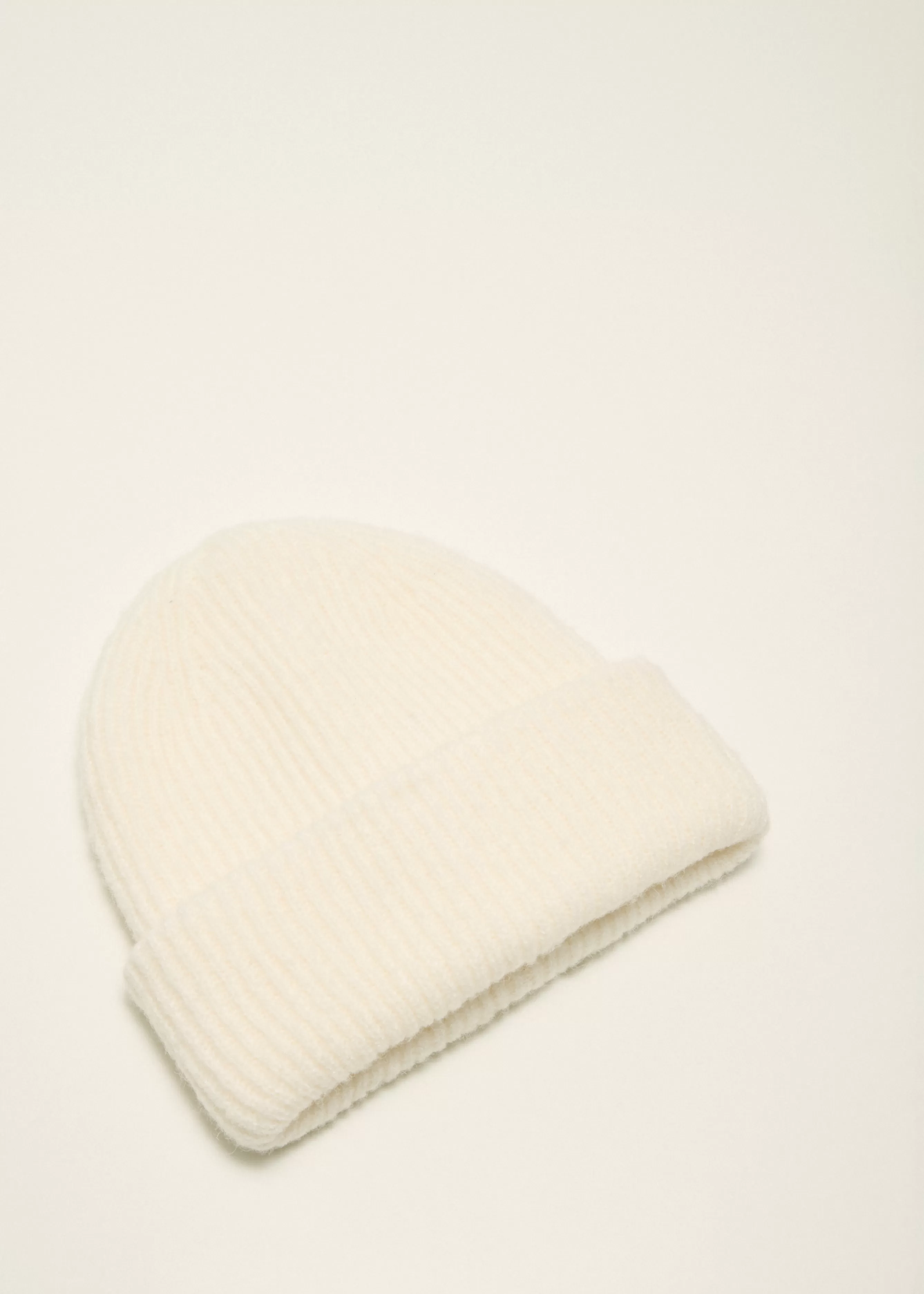 Beanie met rib<Cotton Club Outlet