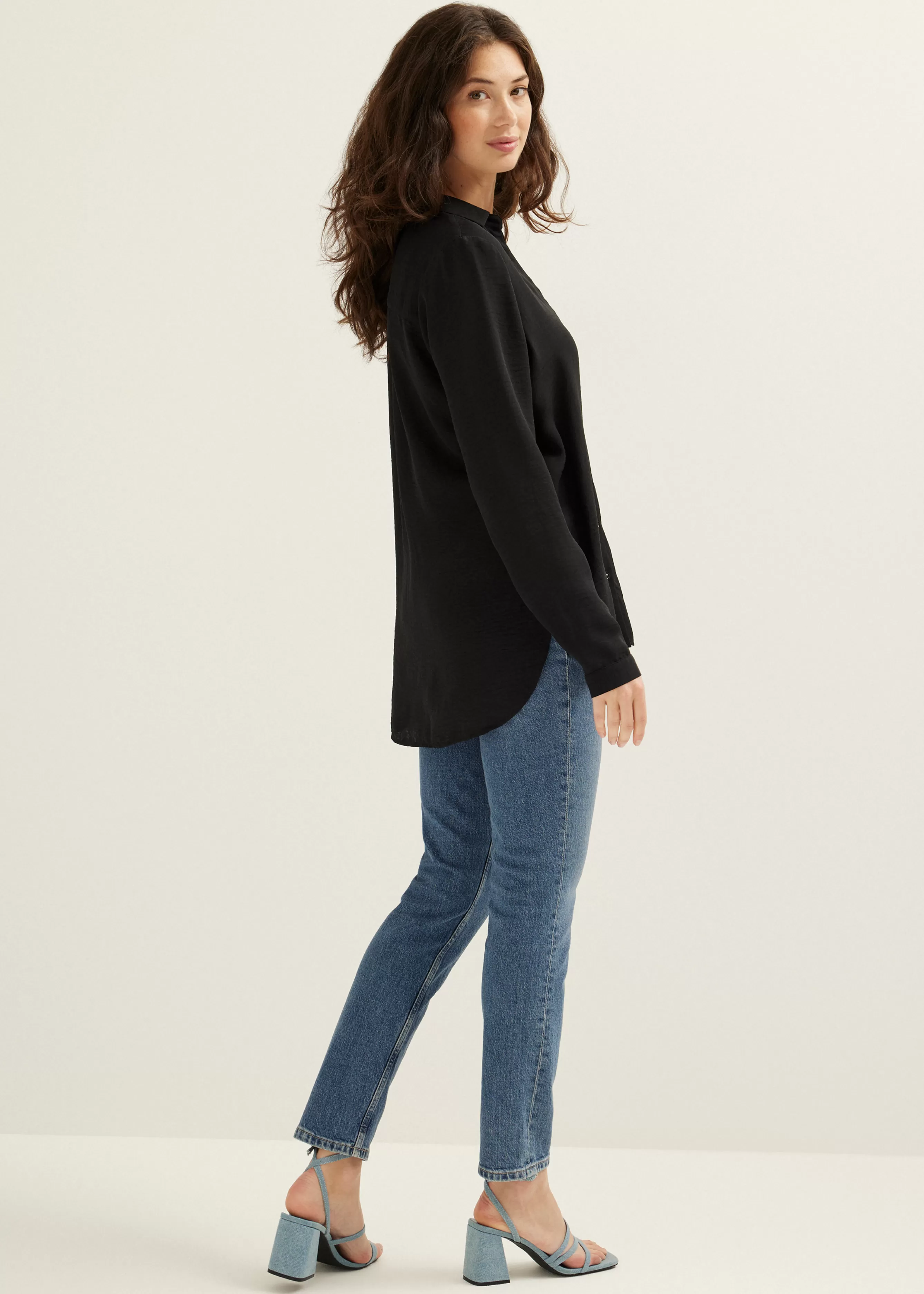 Blouse structuur Basic<Cotton Club Cheap