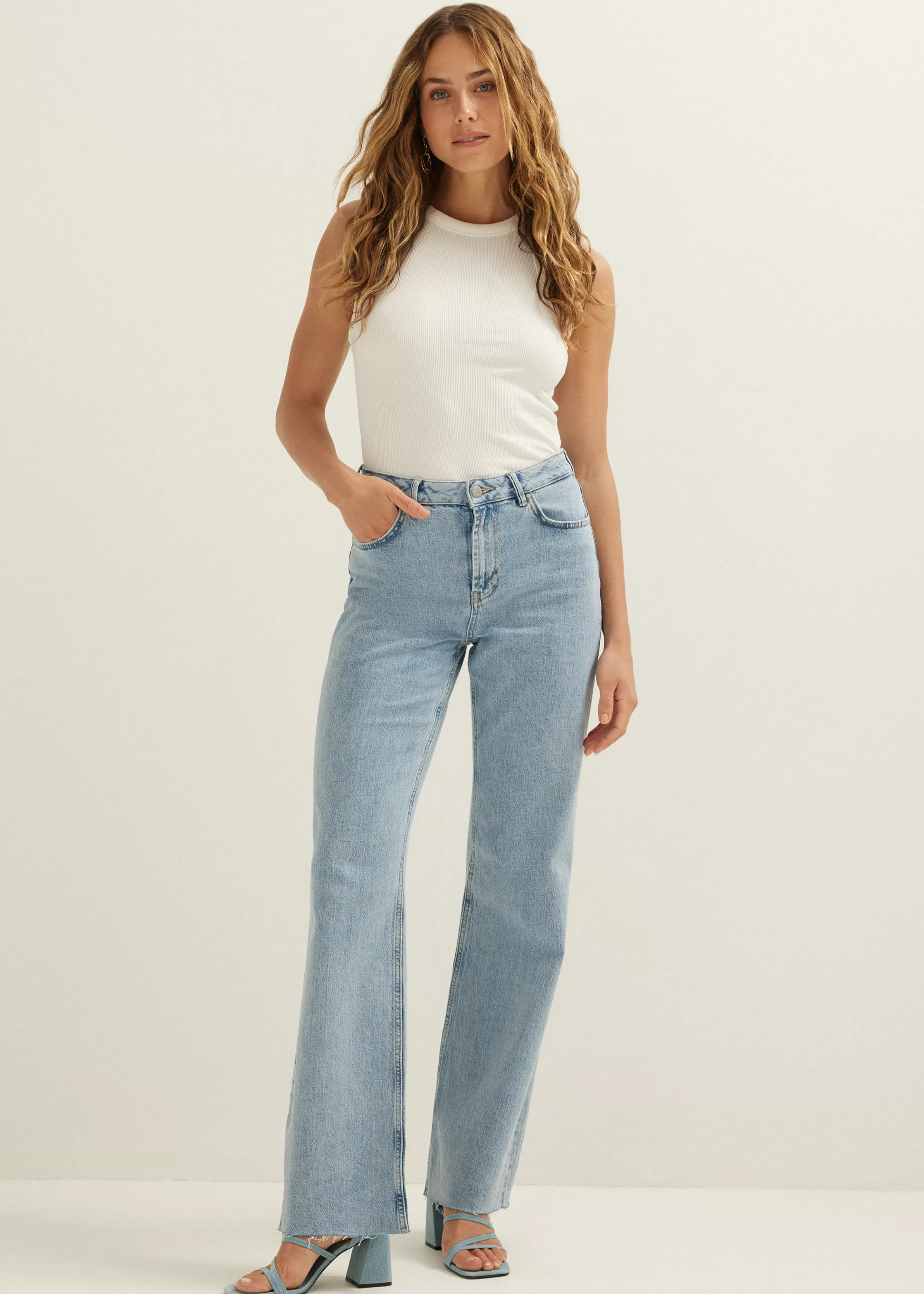 Charlie wide leg jeans<Cotton Club Hot