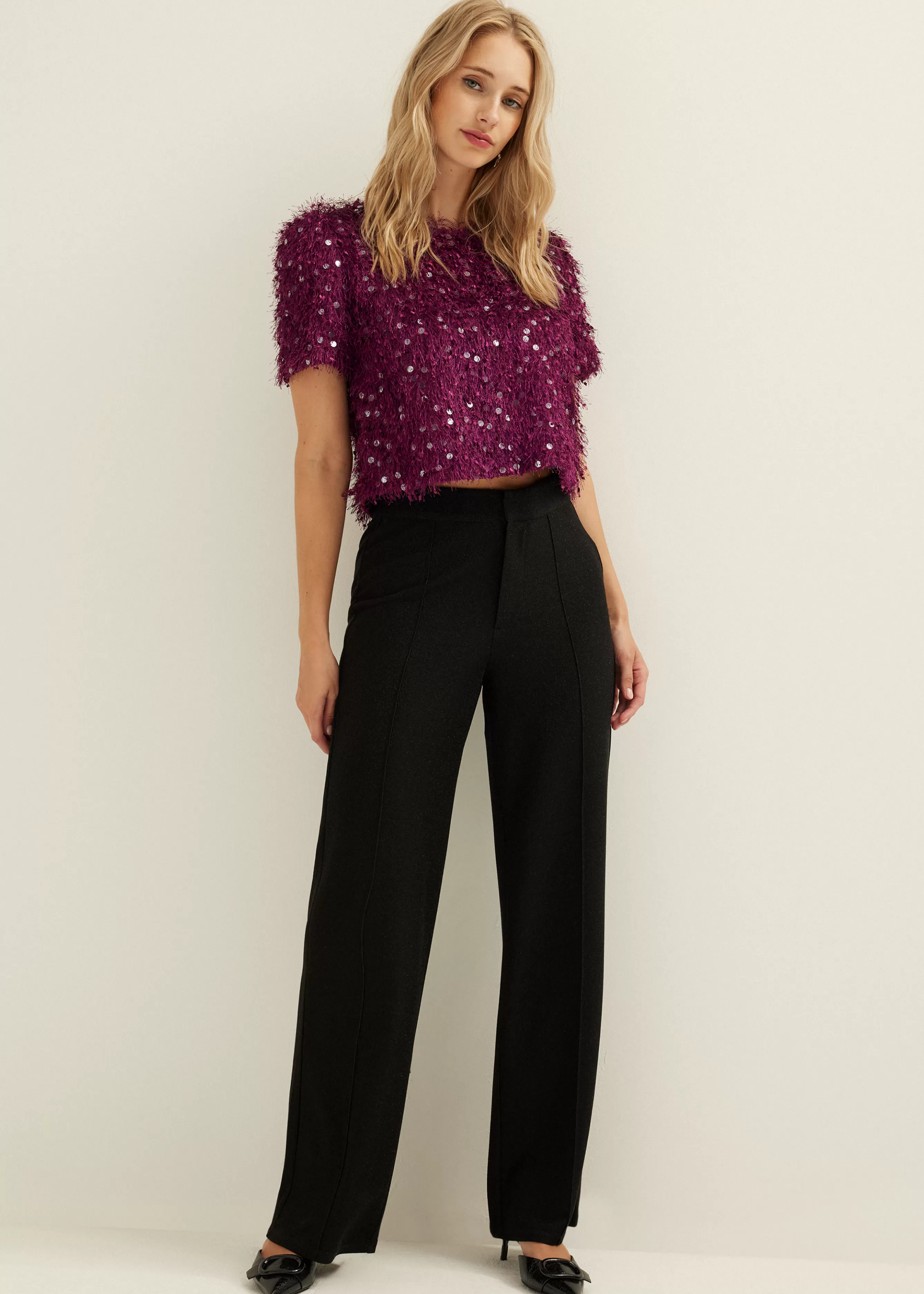 Glitterbroek<Cotton Club New