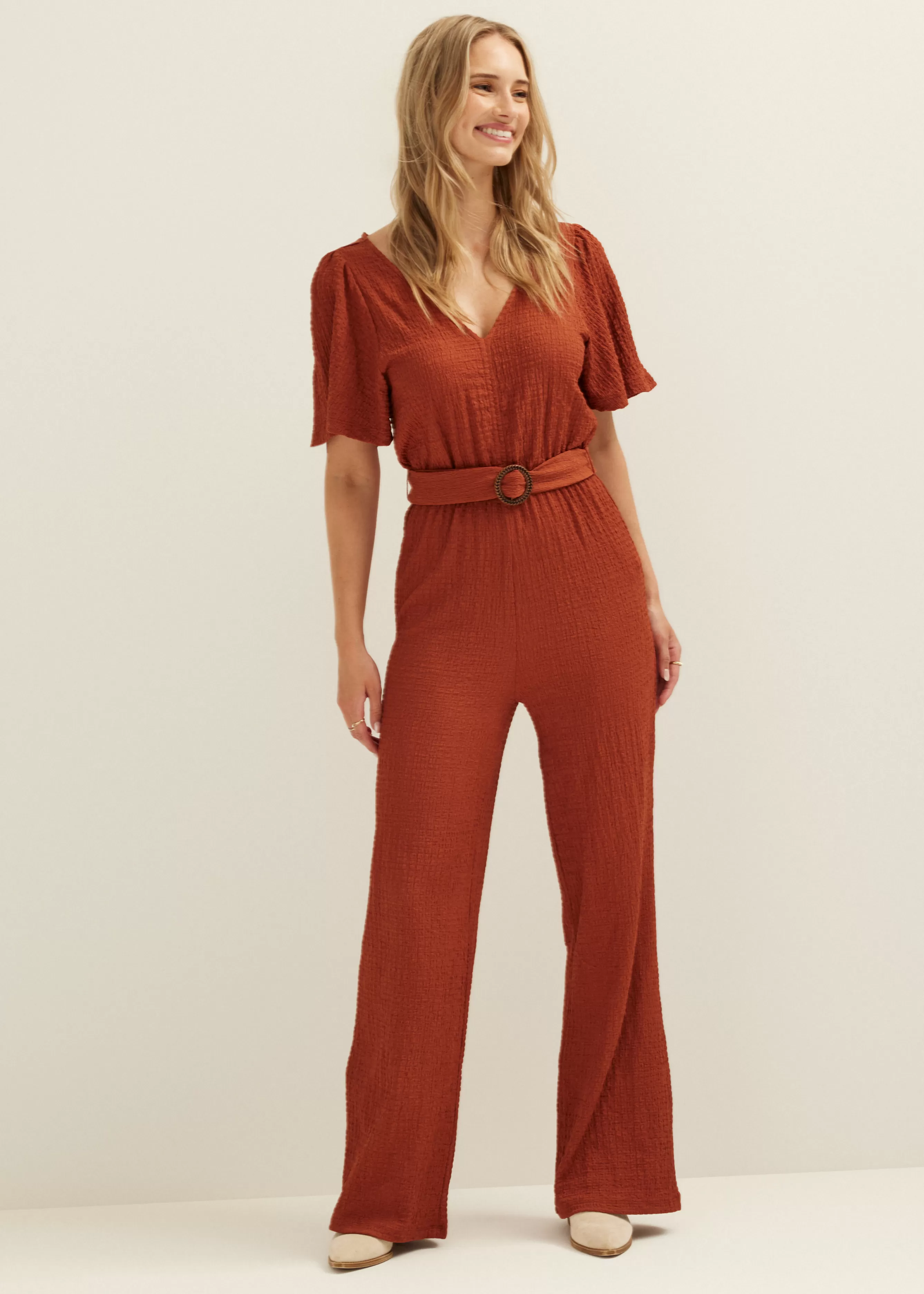 Jumpsuit met ceintuur<Cotton Club Discount