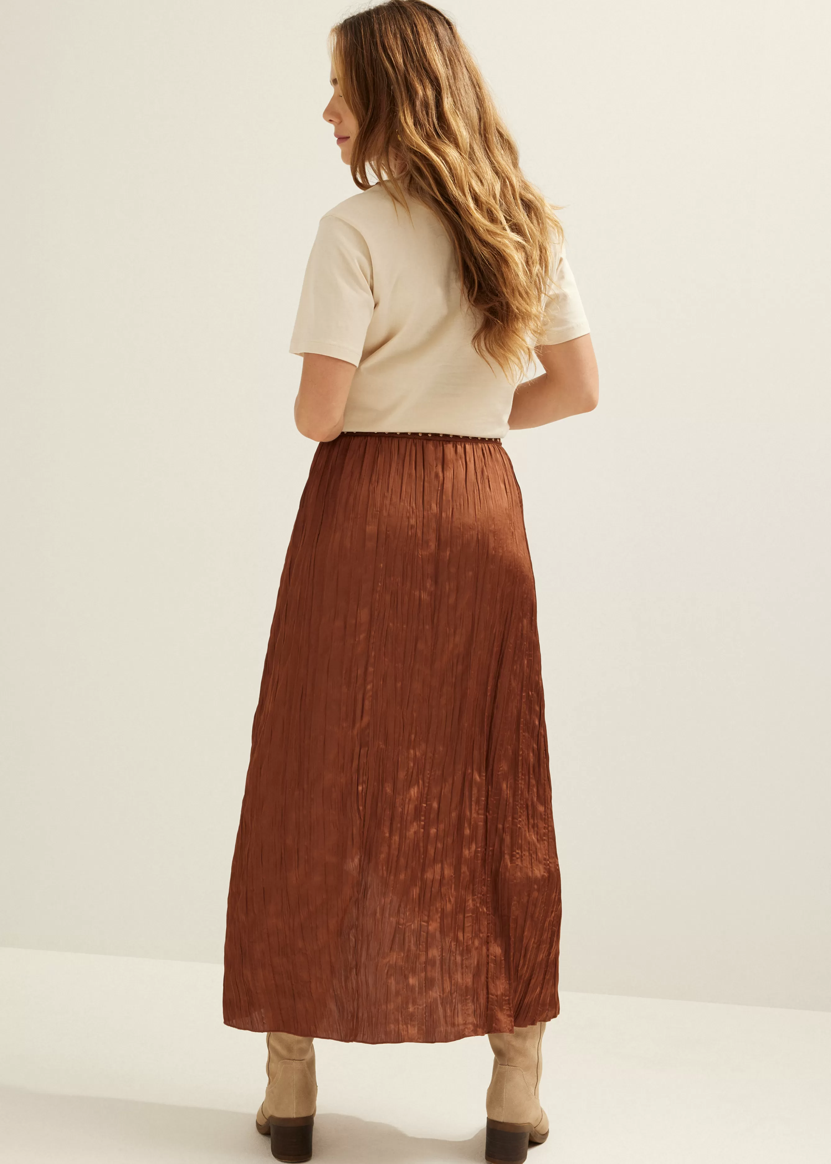 Maxi rok met studs<Cotton Club Cheap