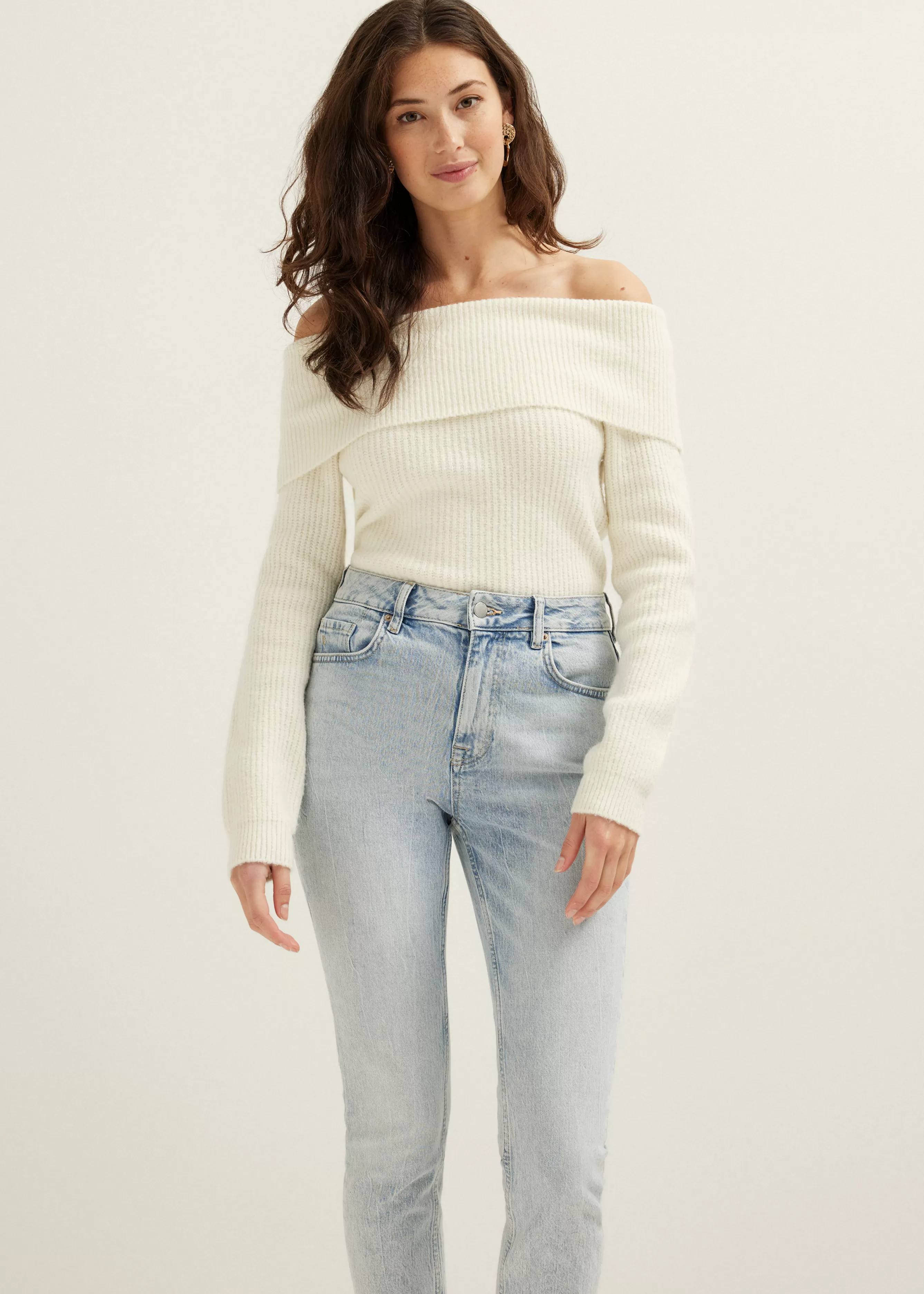 Off-shoulder trui<Cotton Club Cheap