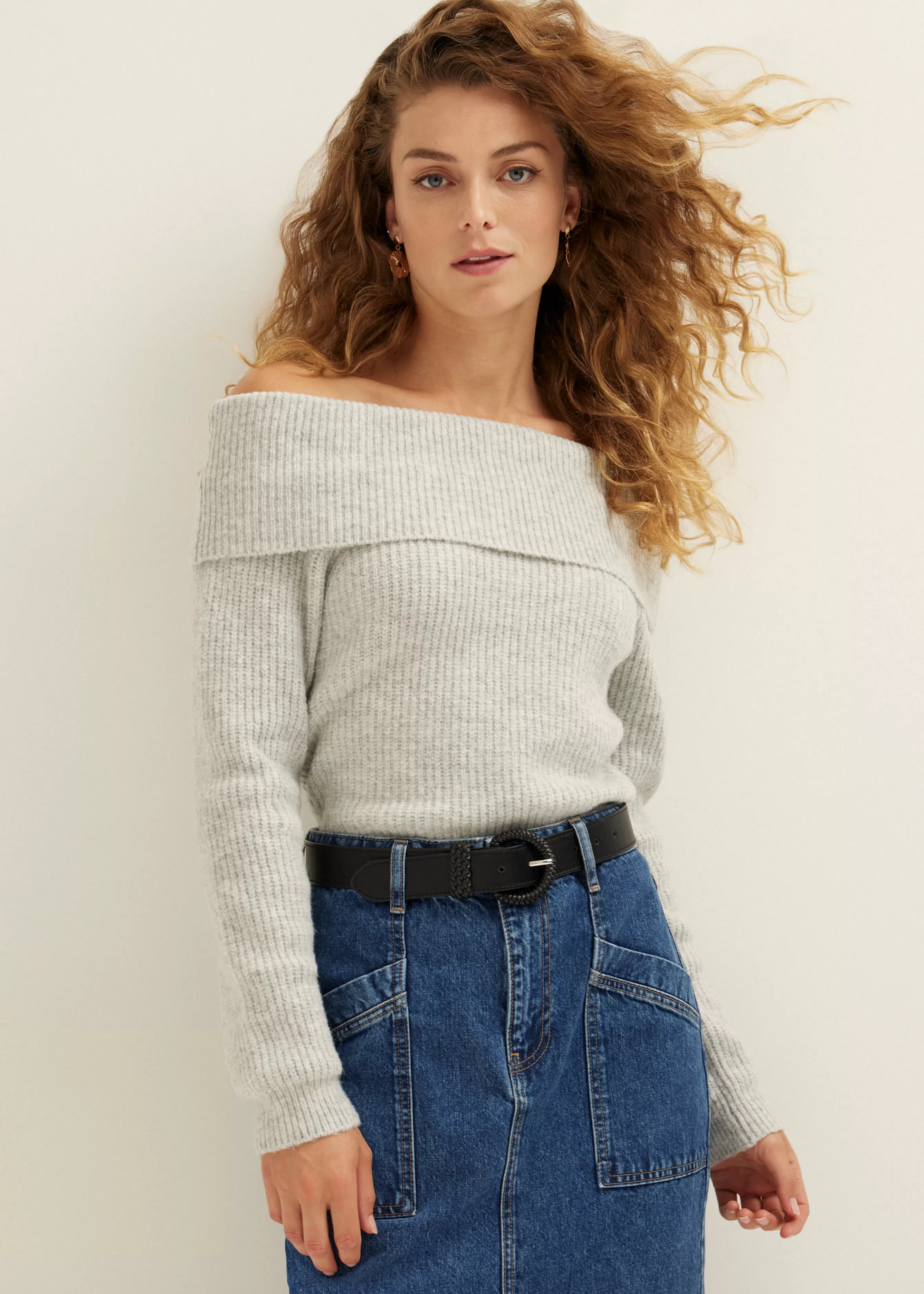 Off-shoulder trui<Cotton Club Cheap