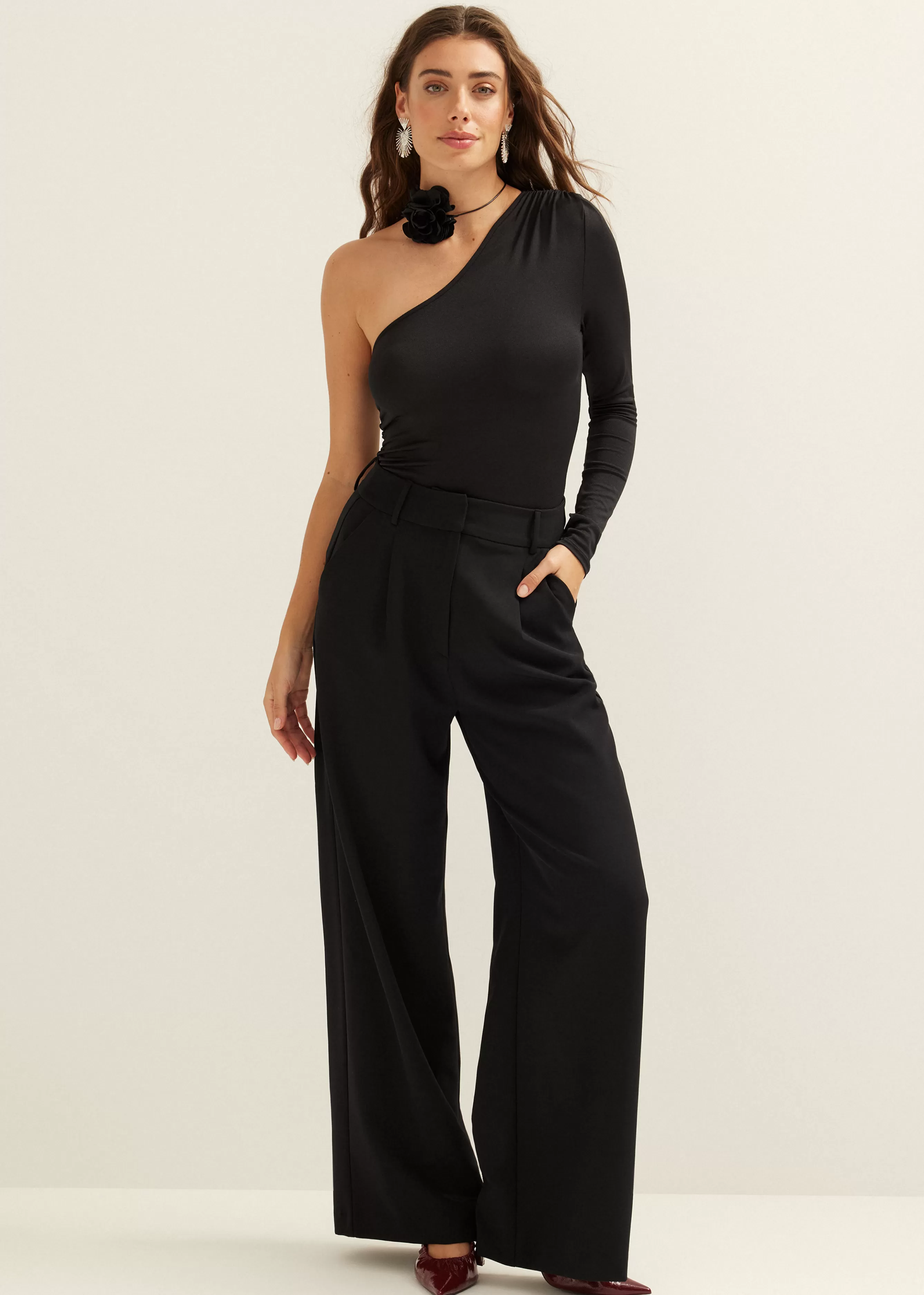 One-shoulder body<Cotton Club Cheap