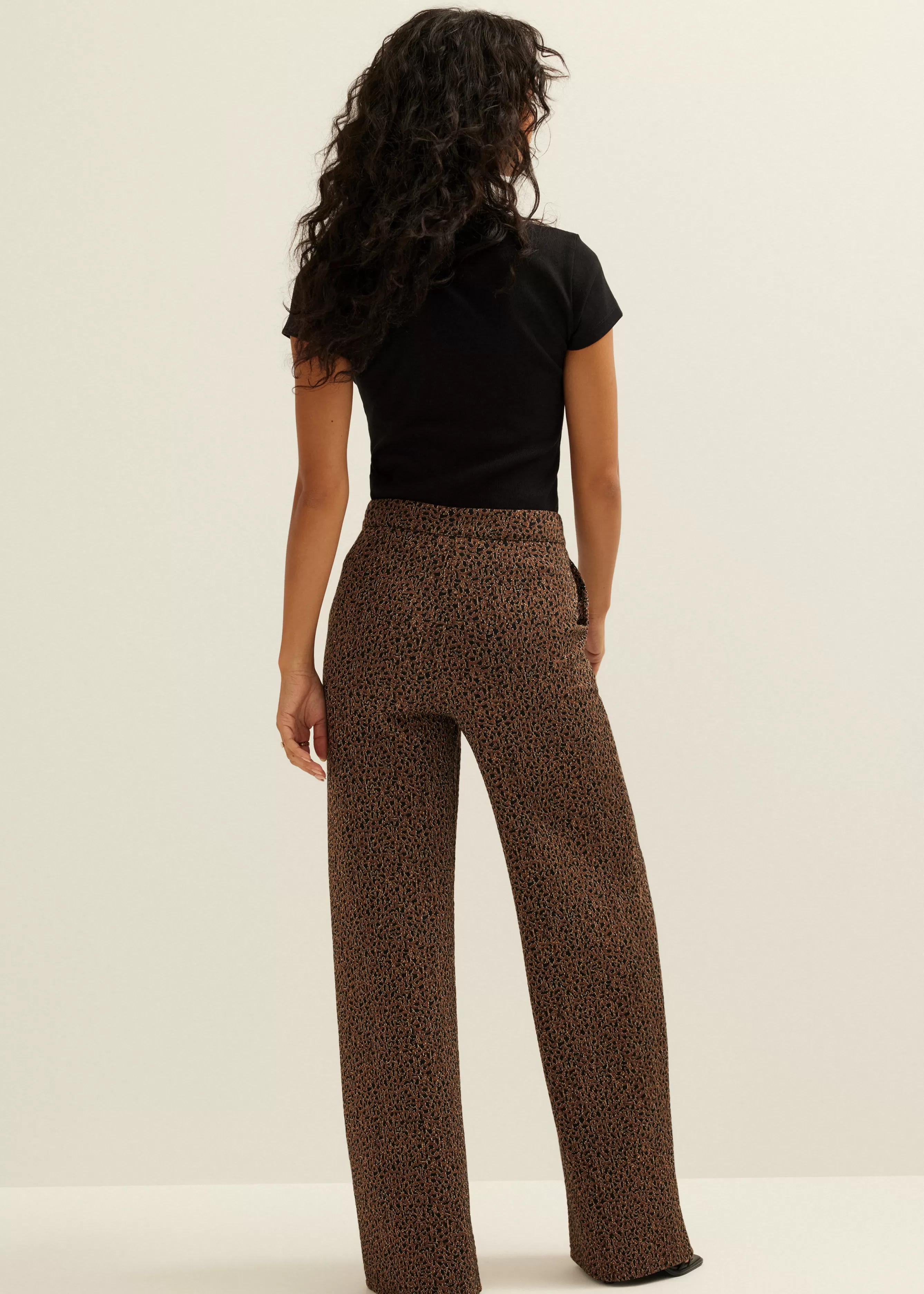 Pantalon met lurex<Cotton Club Hot