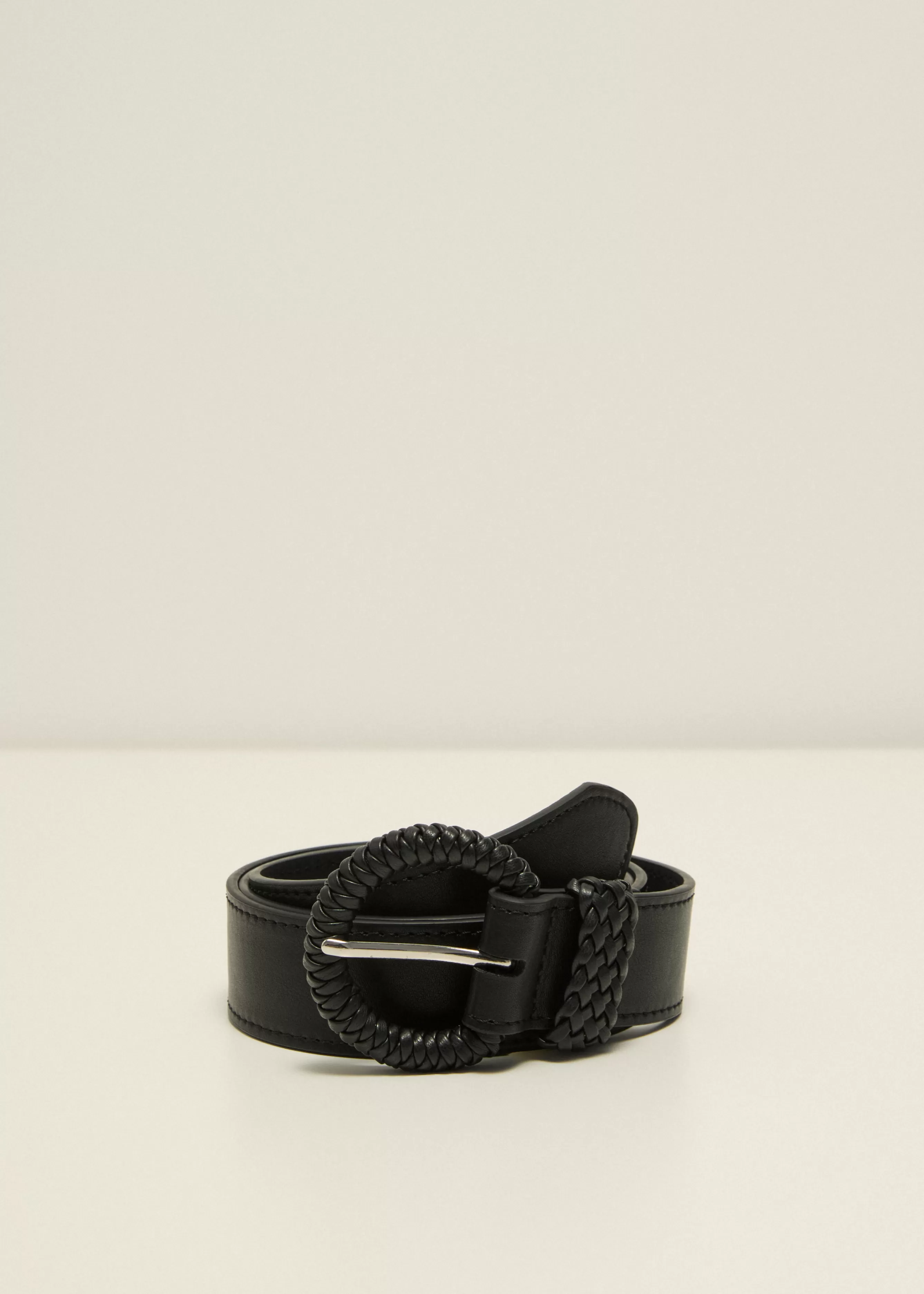 Riem met rotan look gesp<Cotton Club Fashion