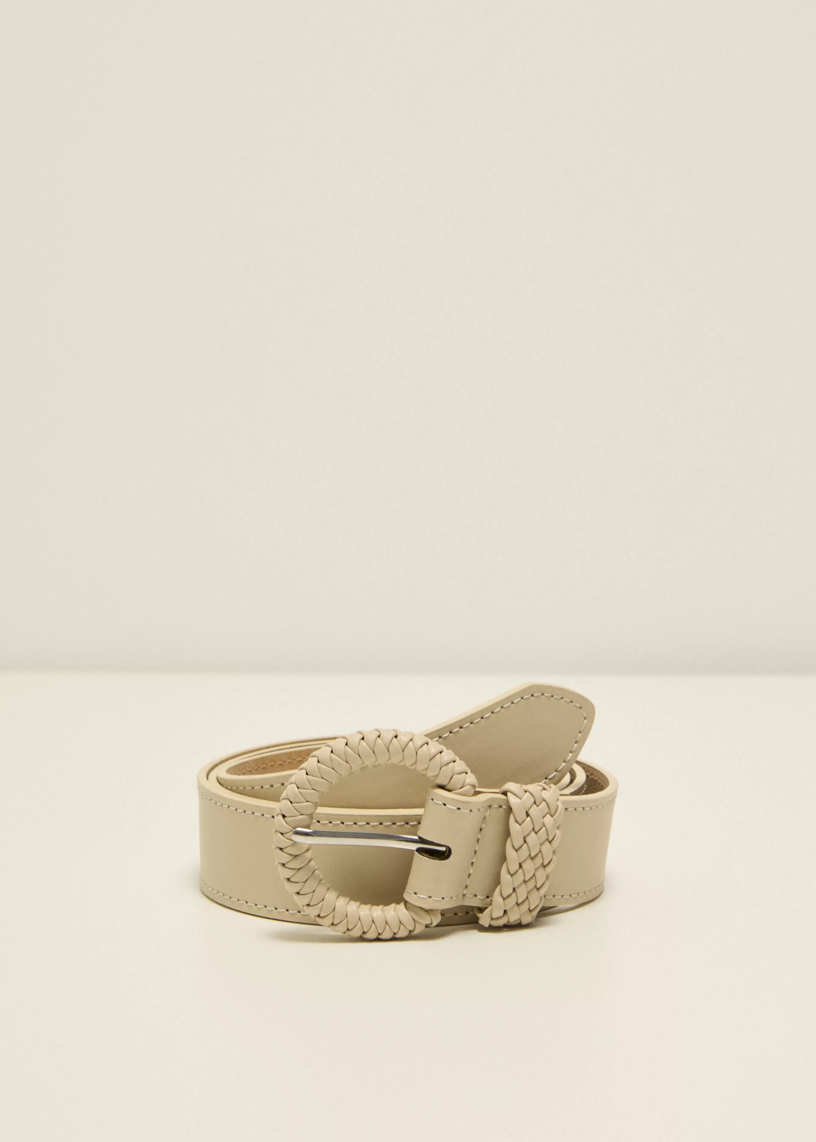 Riem met rotan look gesp<Cotton Club Flash Sale