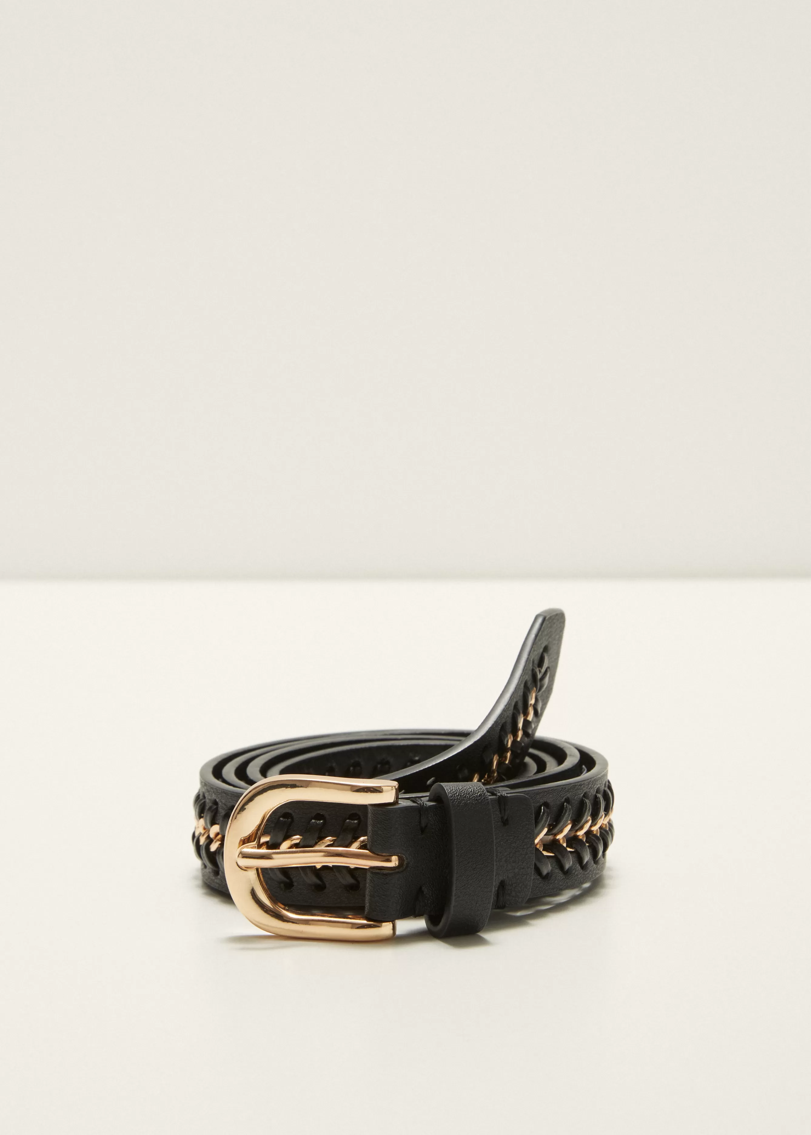 Riem met vlecht detail<Cotton Club Hot