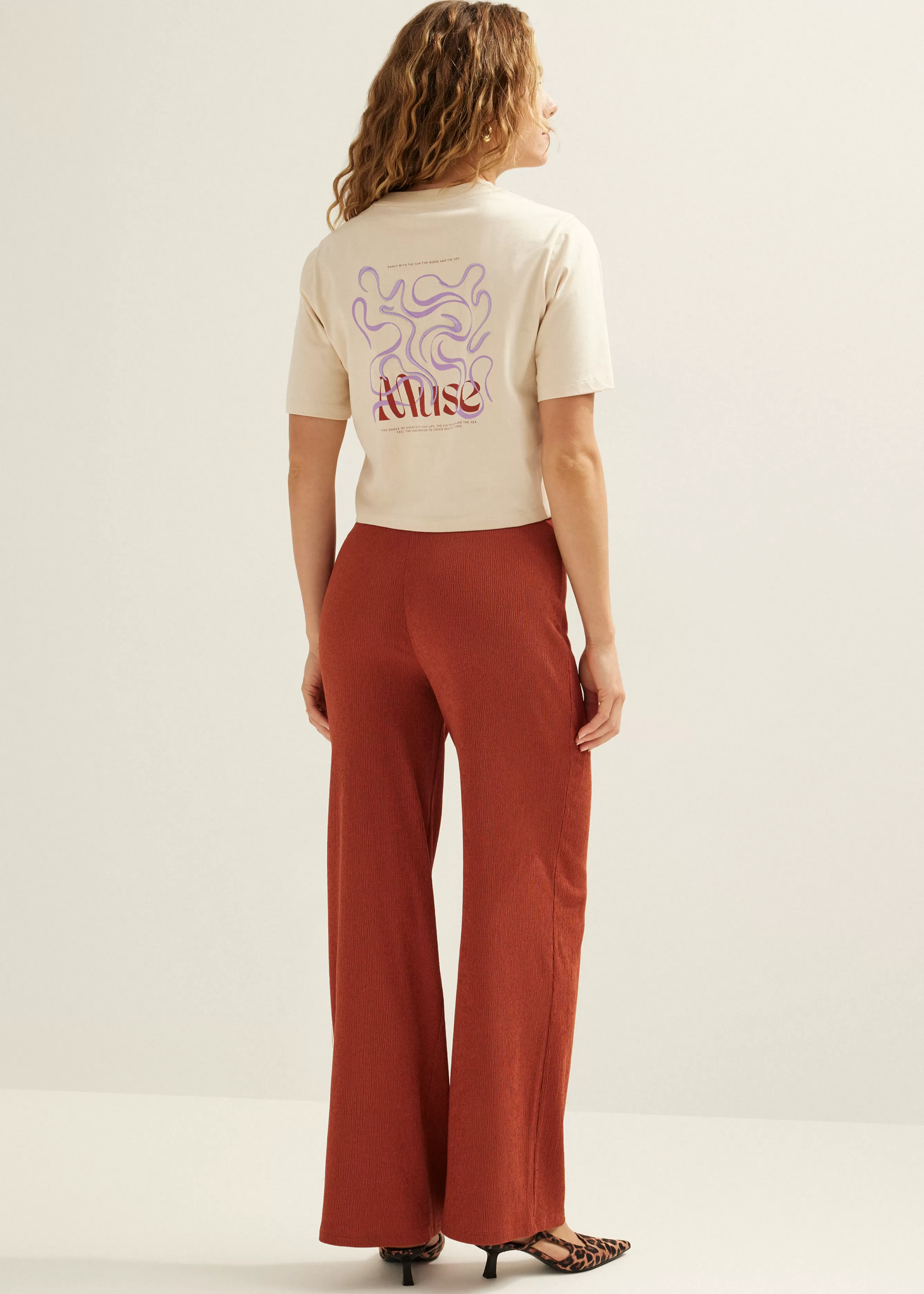 T-shirt met print muse<Cotton Club New